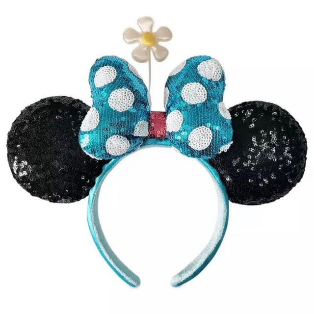 Disney - 新発売❣️ディズニー水色リボン クラシック水玉&お花 ミニー