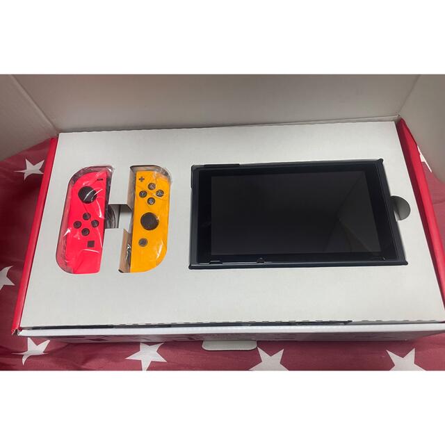 Nintendo Switch ネオンレッド×ネオンオレンジ