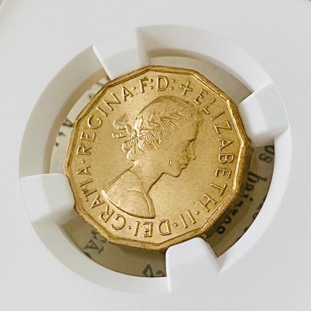 ☆NGC☆最高鑑定☆1967 イギリス 3ペンス MS65 エリザベス女王の通販