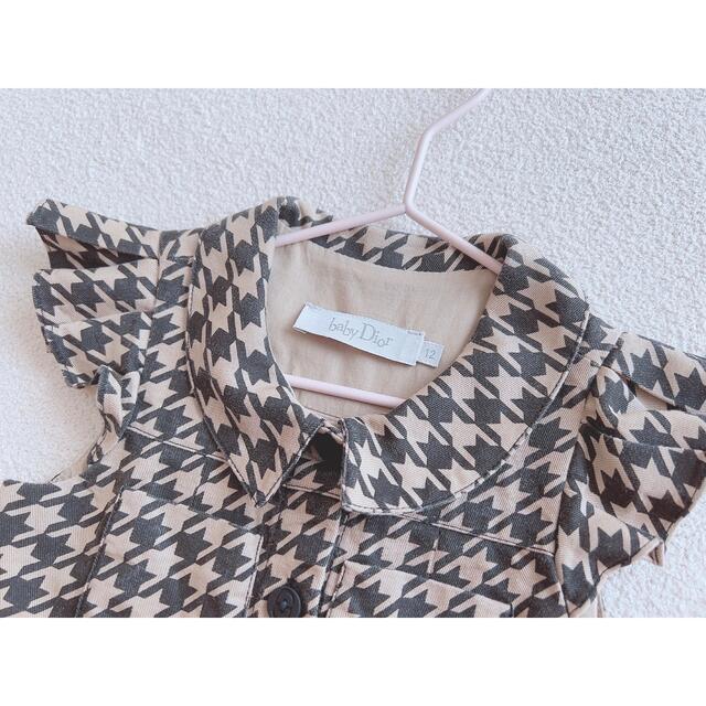 baby Dior - baby Dior (ベビーディオール)千鳥格子 ドレス ワンピース