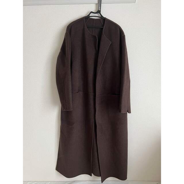 DEUXIEME CLASSE - victorian リバーロングノーカラーコート の通販 by