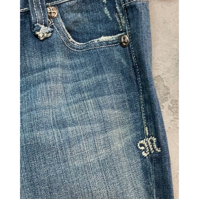 SCULPTOR 平成 ギャル ローライズ フレアデニム レース xs SCULPTOR