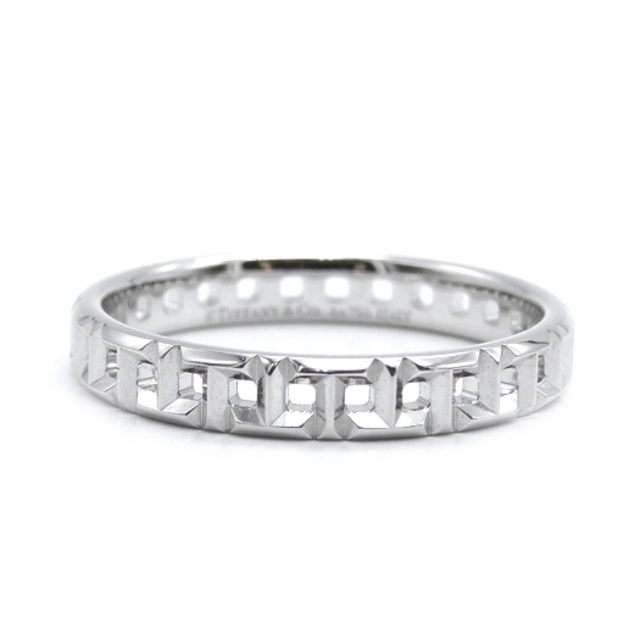 Tiffany & Co. - ティファニー T トゥルー ナロー リング K18 ホワイト