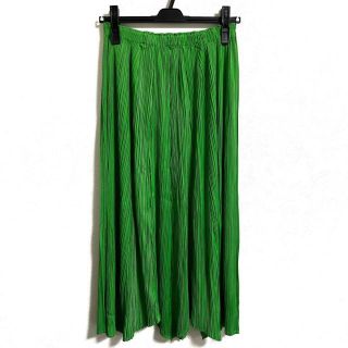PLEATS PLEASE ISSEY MIYAKE（ロングスカート ・ グリーン・カーキ