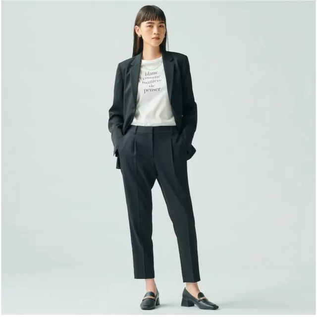 PLST コンフォートリュクスカラーレスジャケット パンツ セットアップ