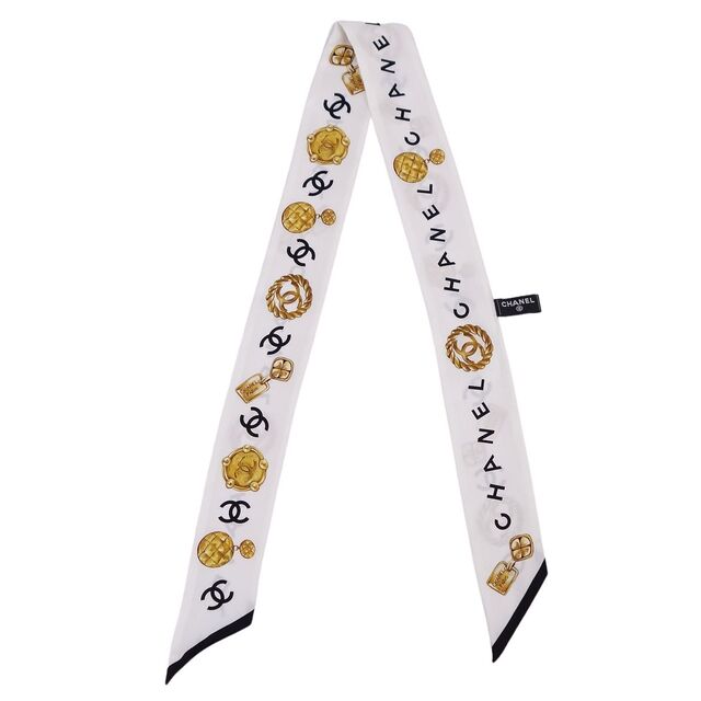 CHANEL - 美品 シャネル CHANEL スカーフ ツイリー 22S シルク ココ