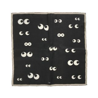 ANYA HINDMARCH - アニヤハインドマーチ スカーフ シルク100% 目玉柄