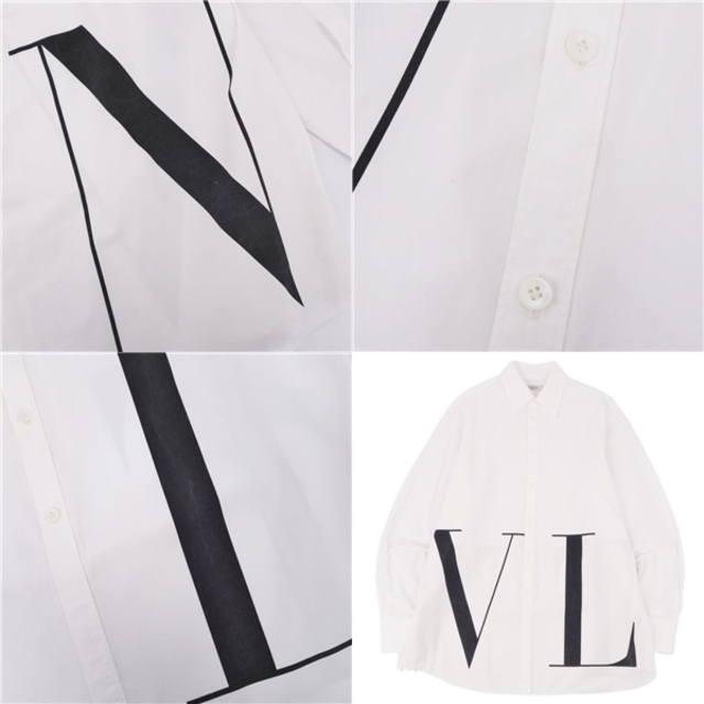 VALENTINO - ヴァレンティノ VALENTINO シャツ ロングスリーブ ロゴ