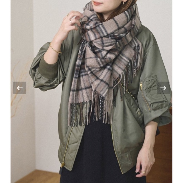 JOURNALSTANDARDオリジナル、カシミヤ100％ストール JOURNALSTANDARD