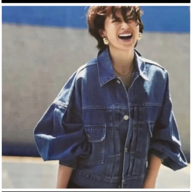 HYKE - HYKE バルーンスリーブデニムジャケットの通販 by moon｜ハイク