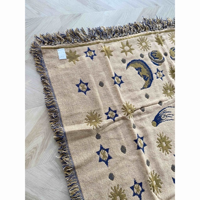 vintage 大判 マルチカバー ラグ 太陽 月の通販 by としまま｜ラクマ