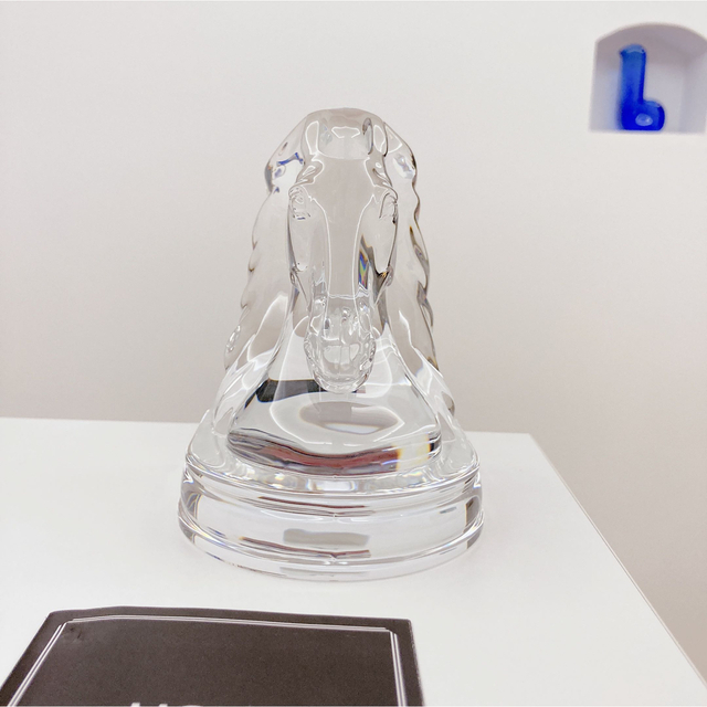 HOYA クリスタル オブジェ 馬 ホース ガラス 置物 硝子 ホヤの通販 by