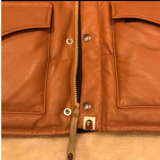 A BATHING APE - 【キムタク着用】A BATHING APE レザーダウン