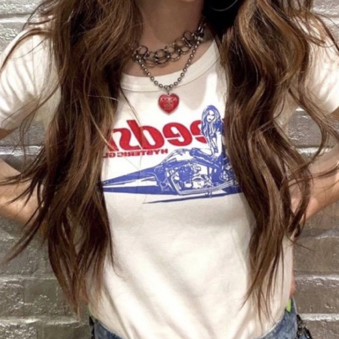 HYSTERIC GLAMOUR - HYSTERIC GLAMOUR SPEEDSTER チビTシャツ の通販