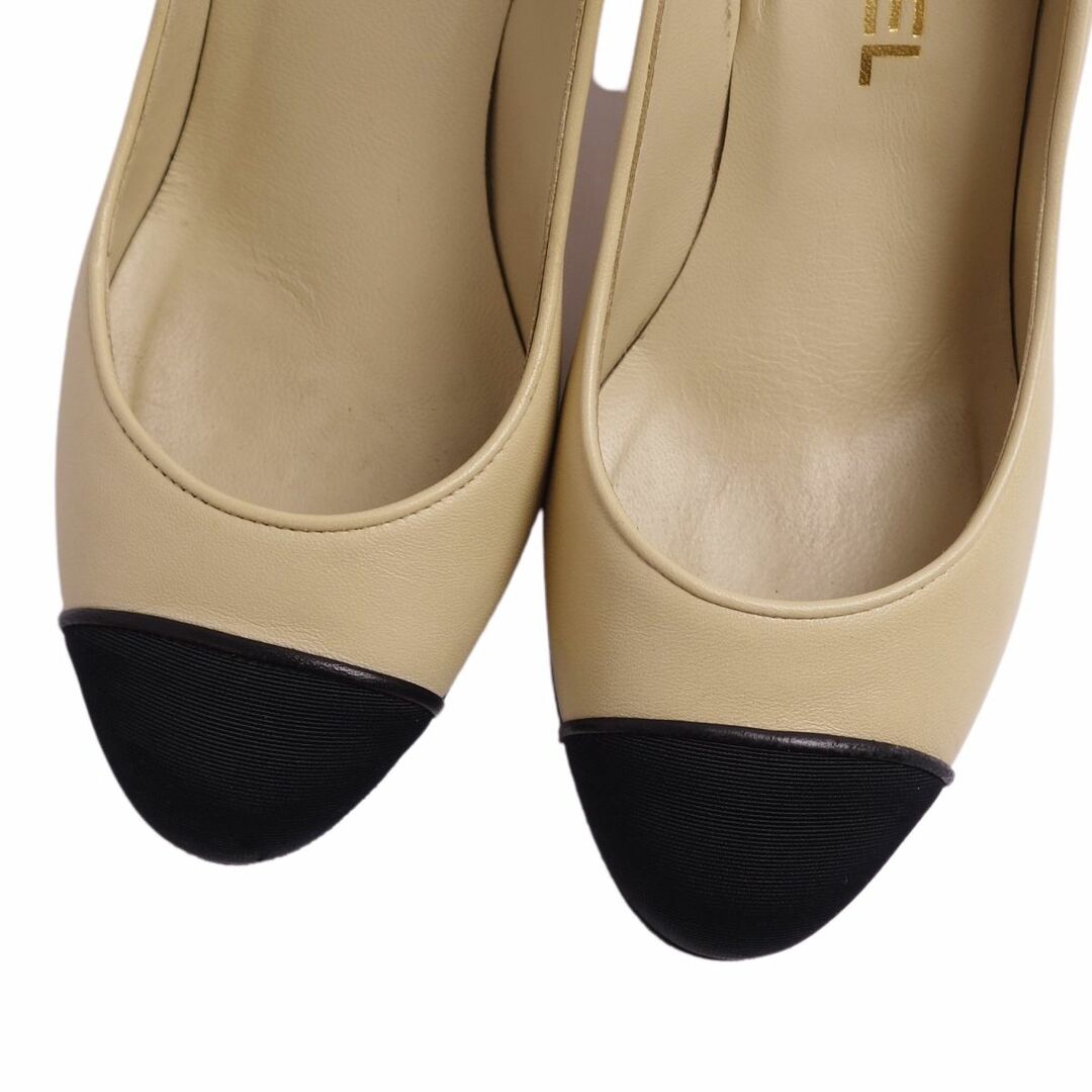 CHANEL - シャネル CHANEL パンプス ヒール キャップトゥ ココマーク