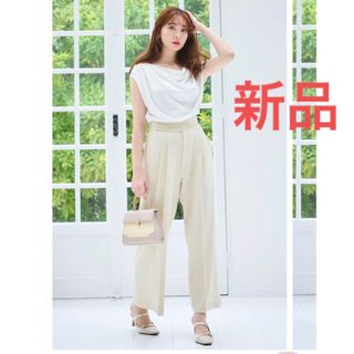 新品タグ付き】Herlipto Pintuck Bit Pants Mサイズ S115215800