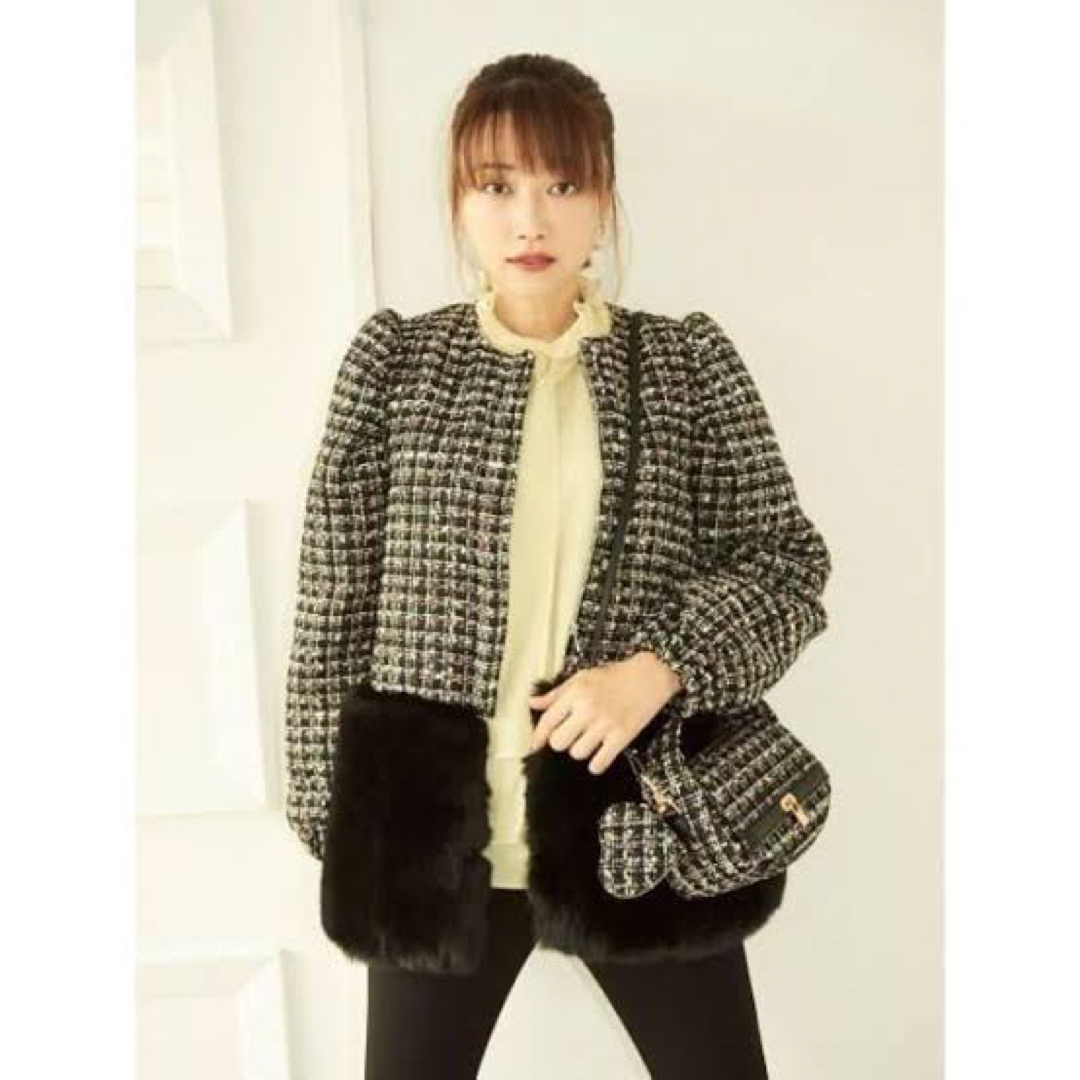 CELFORD - CELFORD エコファーコンビブルゾン MIX 36の通販 by JILL's