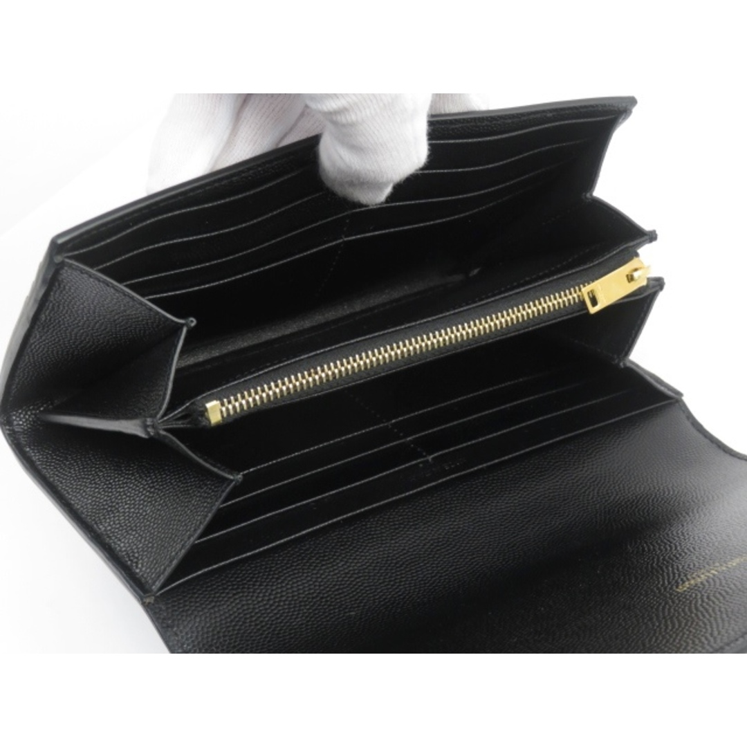 SAINT LAURENT - □中古□ サンローラン 長財布 ロゴ 星 スター レザー
