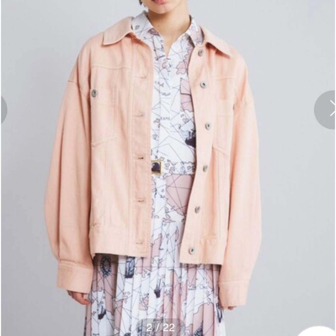 GRACE CONTINENTAL - ダイアグラム♡オーバーサイズデニムジャケットの