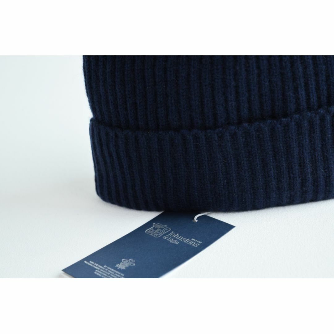 Johnstons - 新品 カシミア100％ Johnstons of Elgin ニット帽