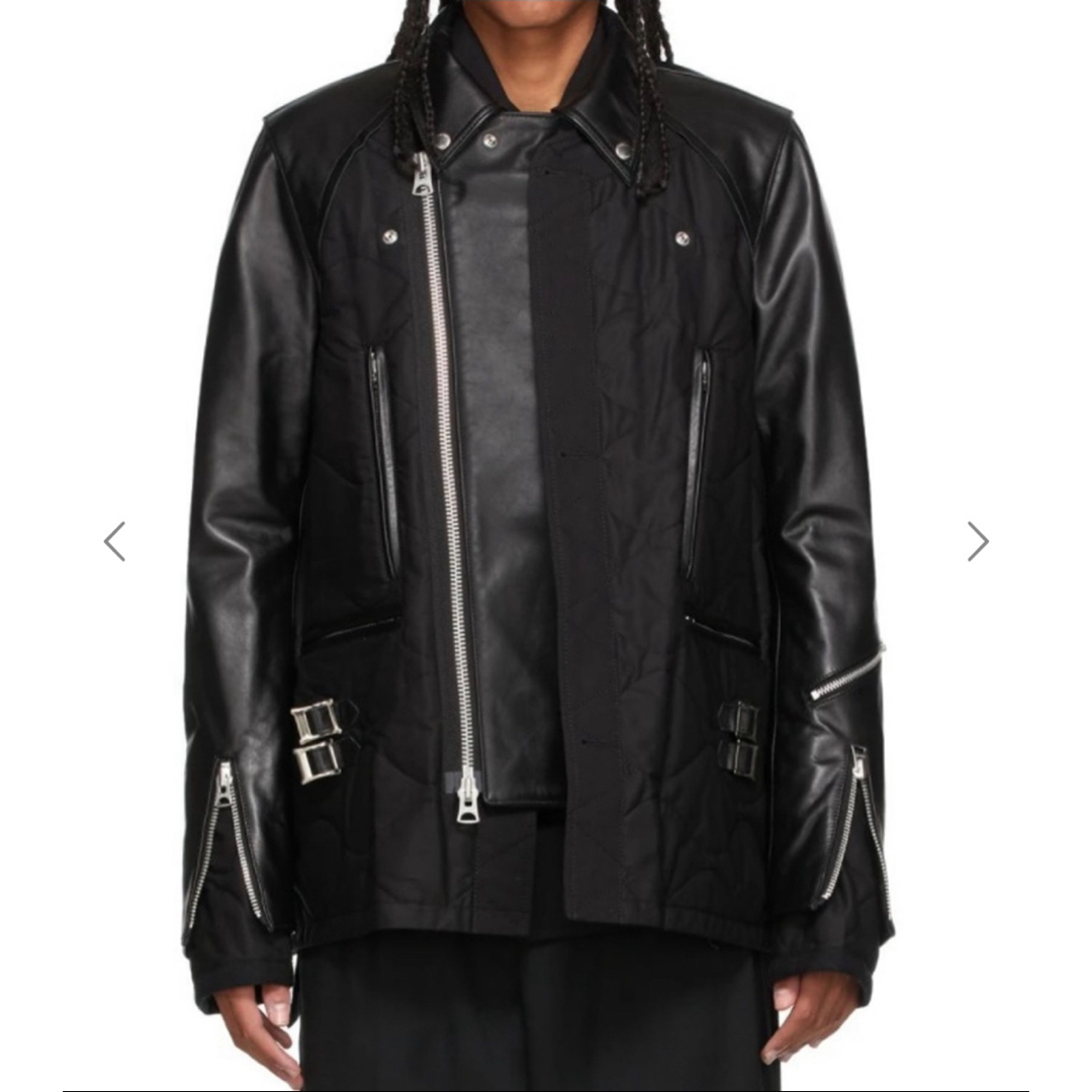 sacai - sacai レザージャケットの通販 by やまやまー's shop｜サカイ