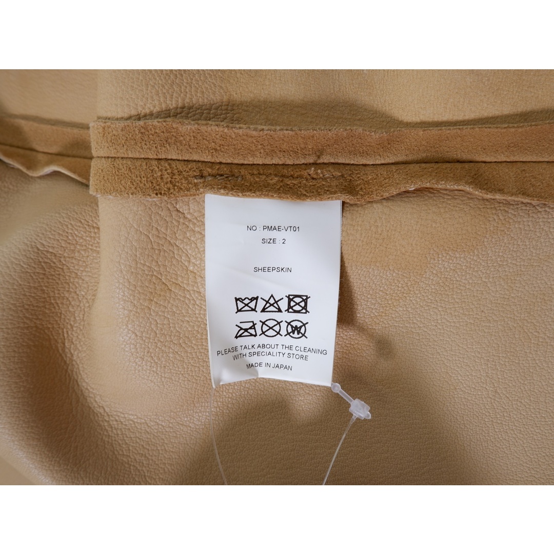 PHIGVEL - PHIGVEL MAKERS & Co.フィグベル SUEDE ZIP VESTシープ