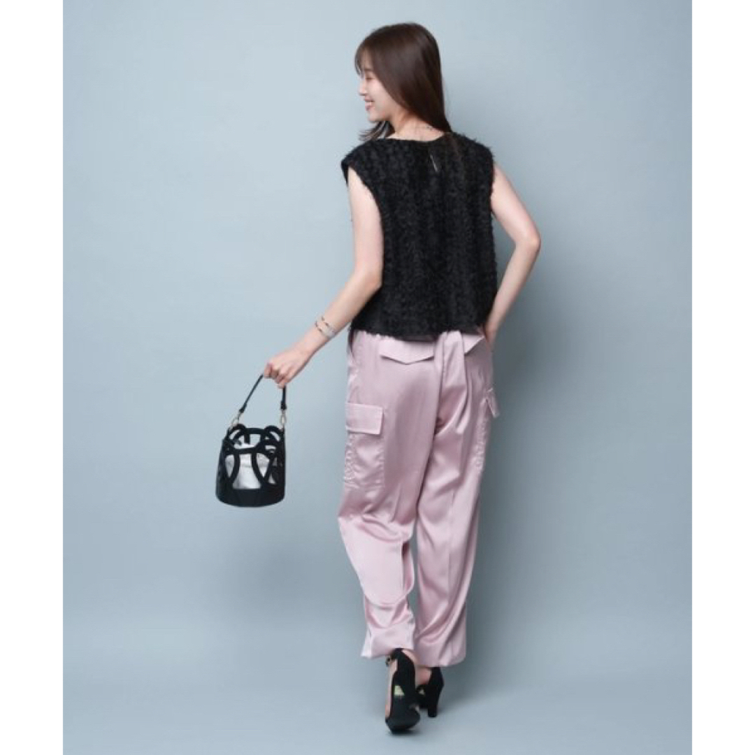 JUSGLITTY - 新品 ジャスグリッティー マットサテンワークパンツ