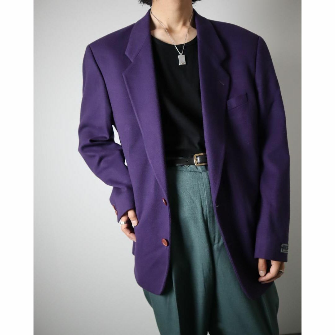 ART VINTAGE - 【Vintage】カシミヤ×ウール 肉厚 フェルト テーラード