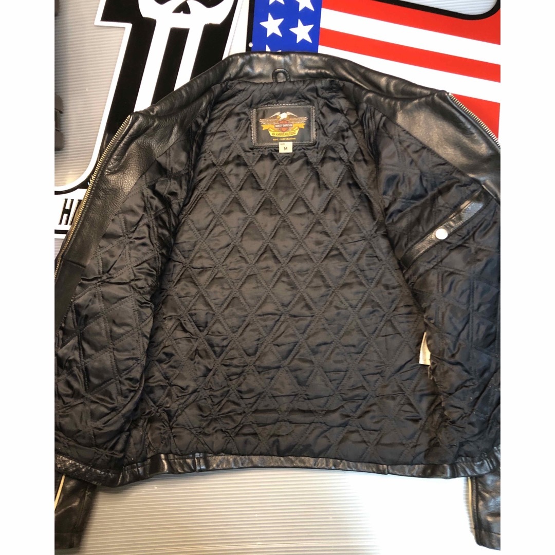 Harley Davidson - 【稀少！金糸刺繍！限定品！】山羊&牛革ハーレー