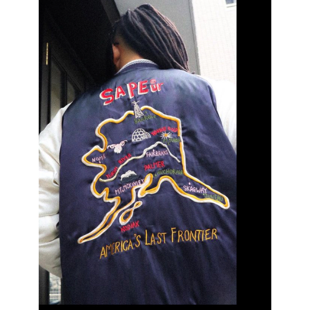 SAPEur サプール リバーシブル スカジャン XLの通販 by ニー's shop