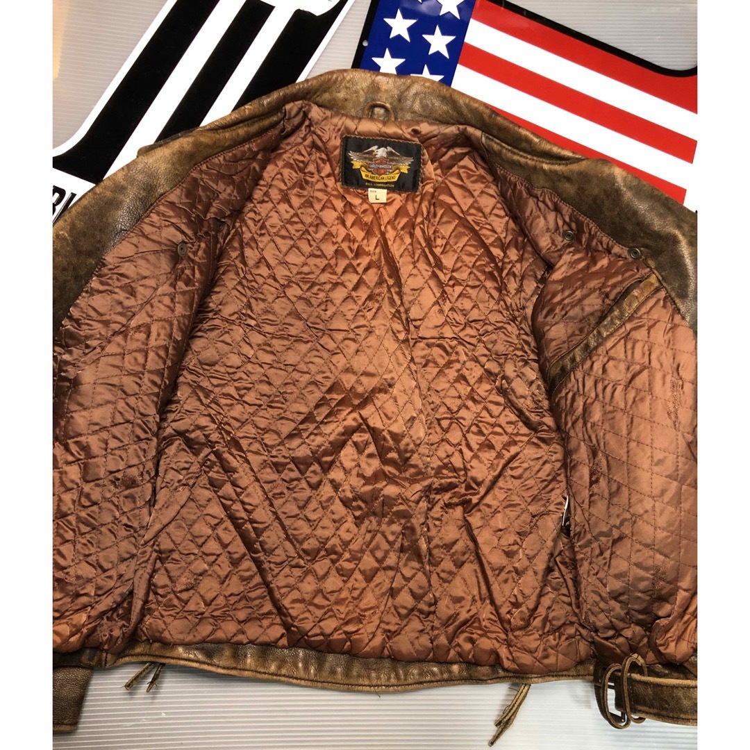 Harley Davidson - 【レアモデル！背ロゴエンボス】ハーレー