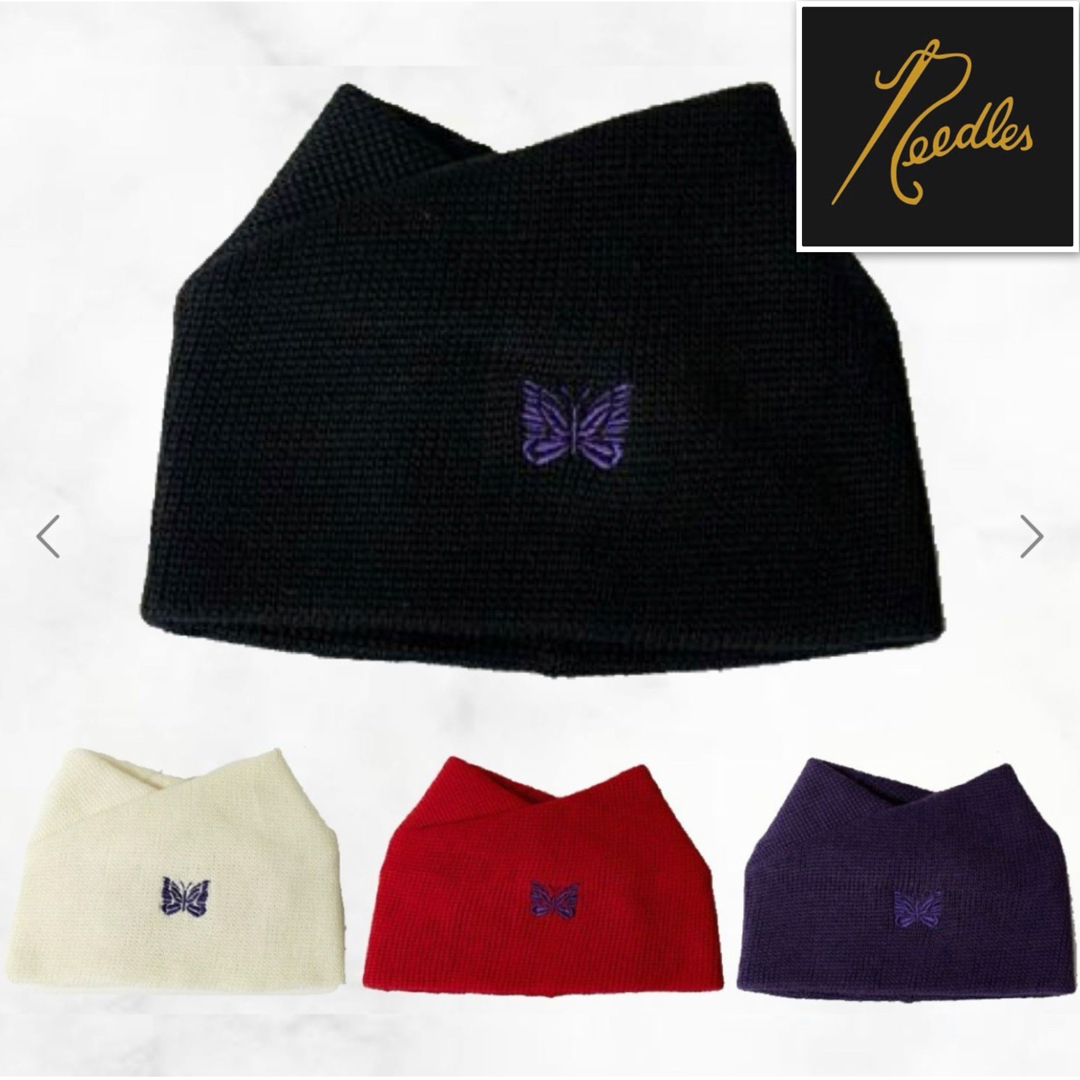 Needles - ニードルズ ニット キャップ ネックウォーマーの通販 by