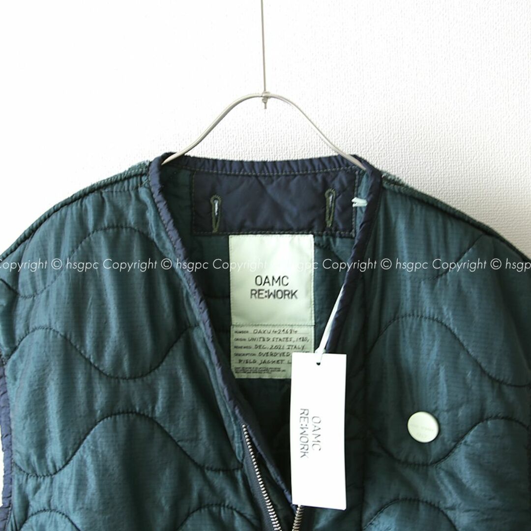 OAMC - OAMC Re:Work キルティング ライナー ベスト リメイク 再構築の