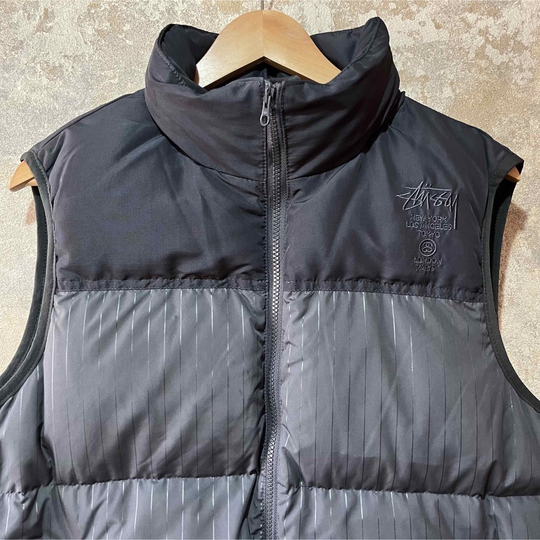 STUSSY - STUSSY オールドステューシー ワールドタグ ダウンベストの