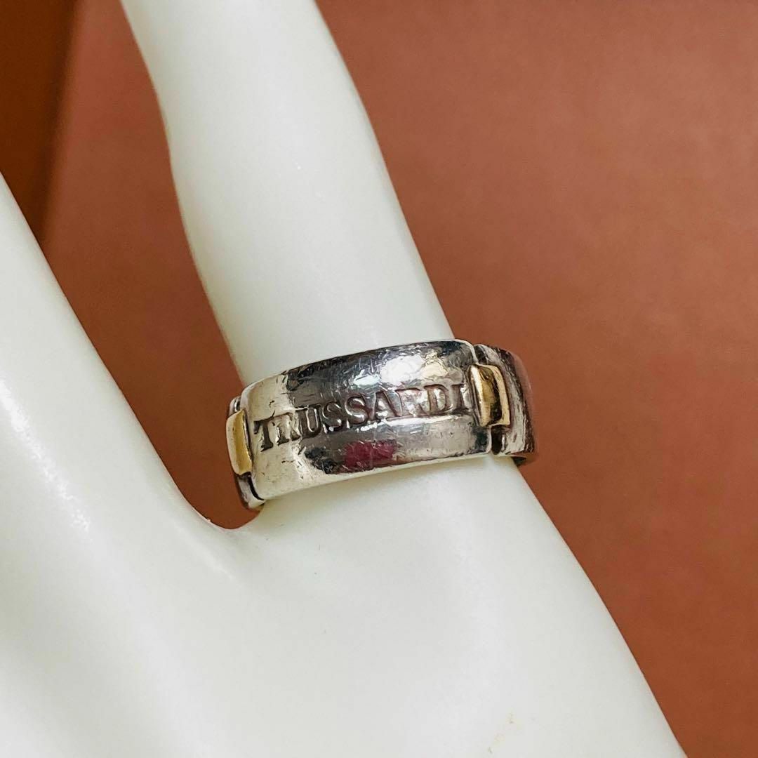 Trussardi - TRUSSALDI K18 シルバー コンビ リング 指輪の通販 by