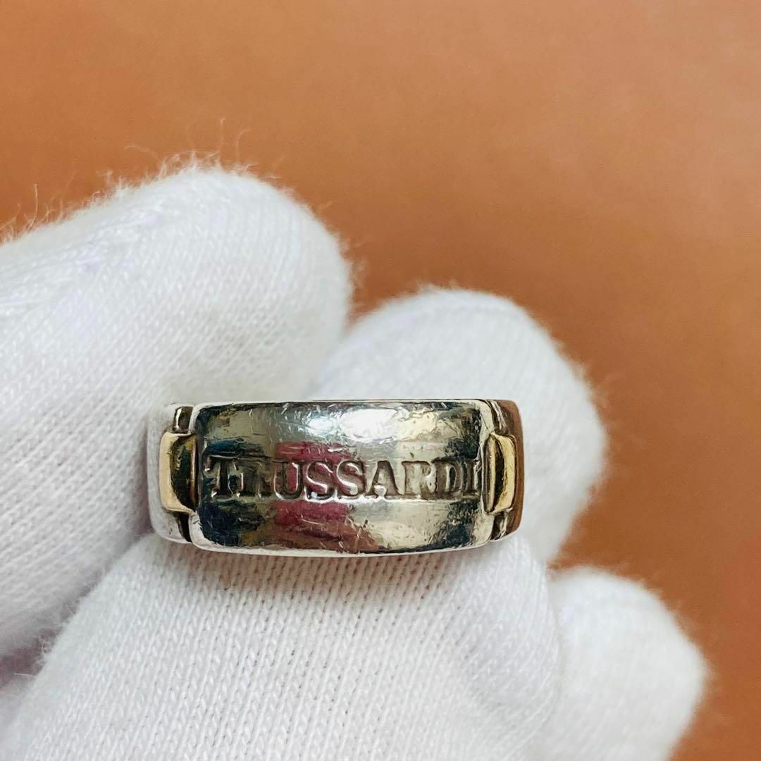 Trussardi - TRUSSALDI K18 シルバー コンビ リング 指輪の通販 by