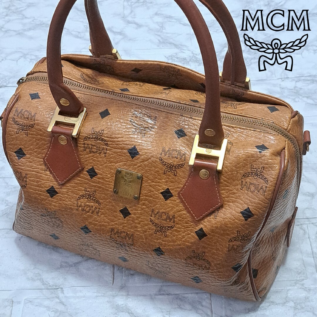 MCM - MCM ヴィセトス ボストンバッグ ヴィンテージ ハンドメイドの