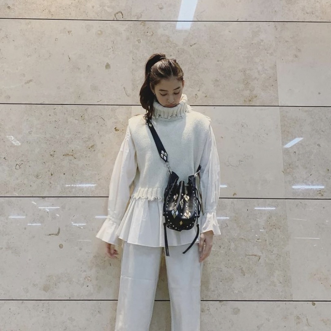 6 (ROKU) - PERVERZE 白ニット ベスト パーバーズの通販 by 7/17-7/22