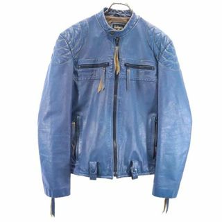 schott（ライダースジャケット ・ ブルー・ネイビー/青色系）のフリマ