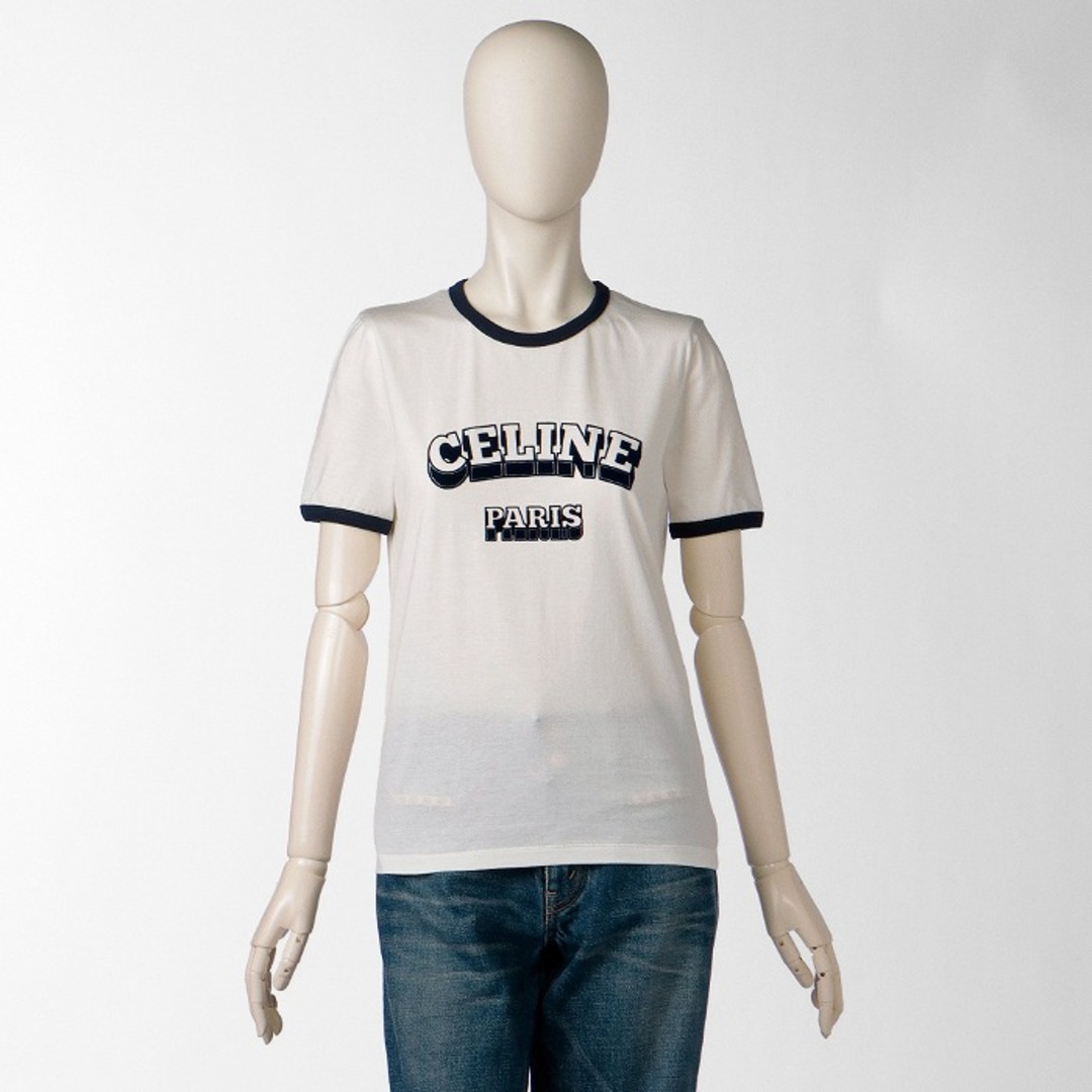 CELINE - セリーヌ CELINE Tシャツ レディース 70'S ロゴ クルーネック