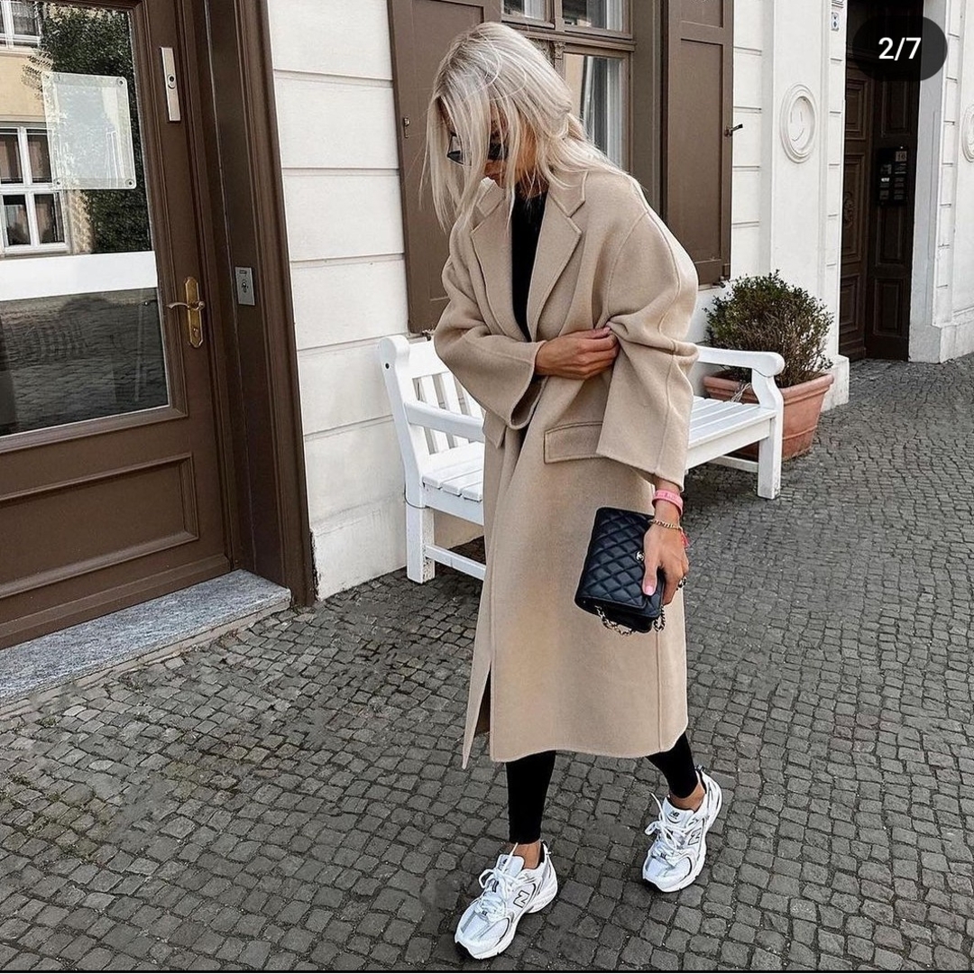 ZARA - ZARA ZW COLLECTION ダブルフェイス ウールブレンド コートの