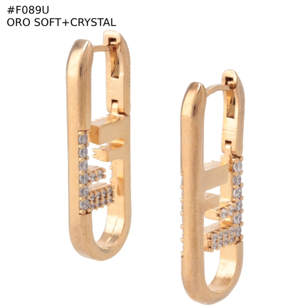 FENDI - フェンディ FENDI ピアス FENDI O'LOCK FFロゴ パヴェ オー