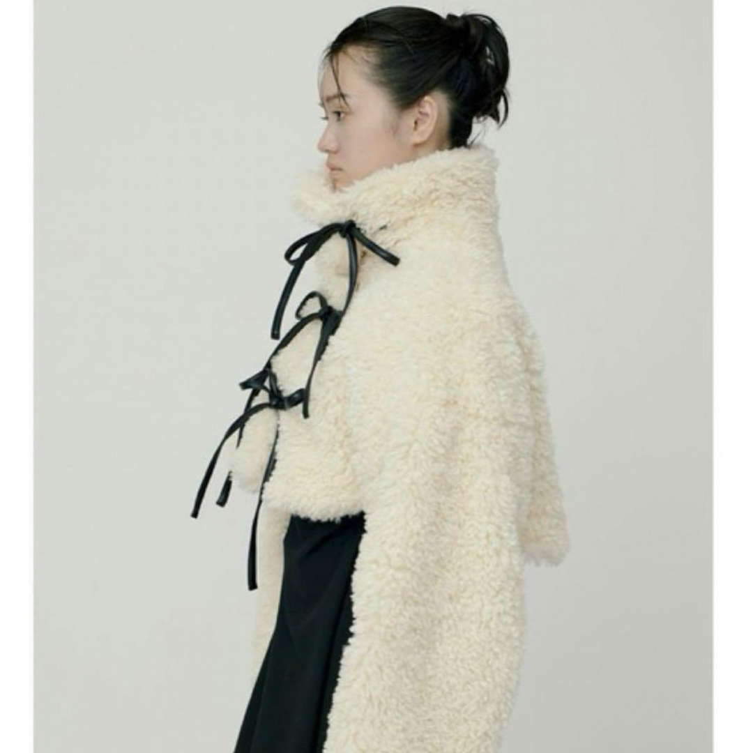 Sorin Synthetic Fur Lace-up Cardigan の通販 by もん。｜ラクマ