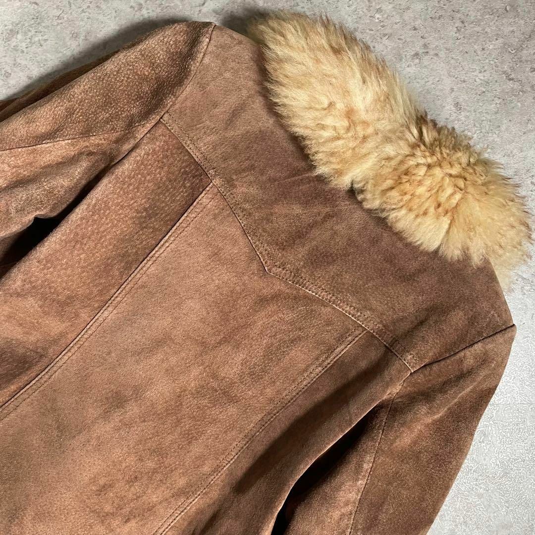 VINTAGE - 韓国製 ヴィンテージ シープスキン スウェードムートン