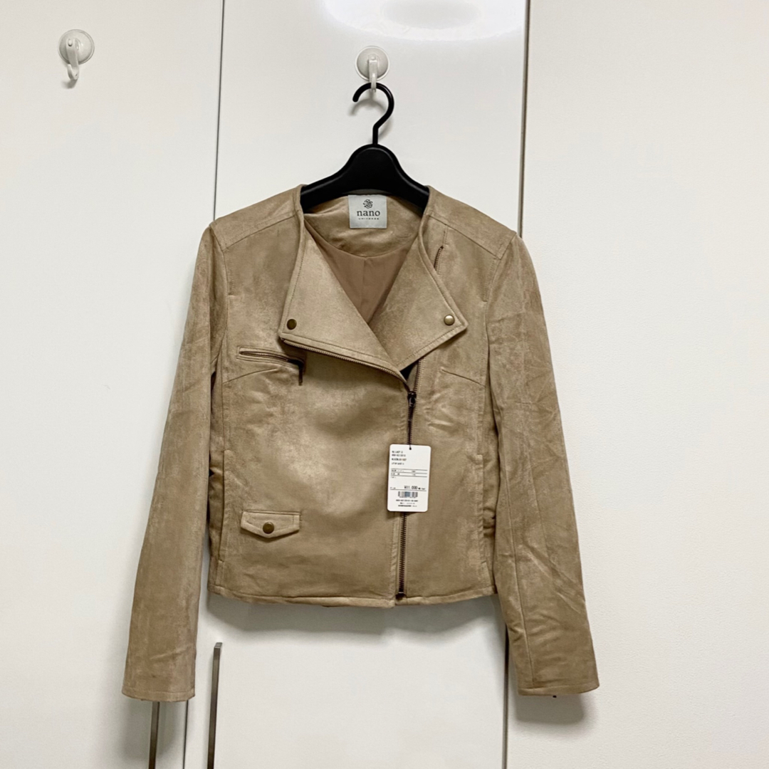 nano・universe - 新品 ナノユニバース シングルラペル ライダース