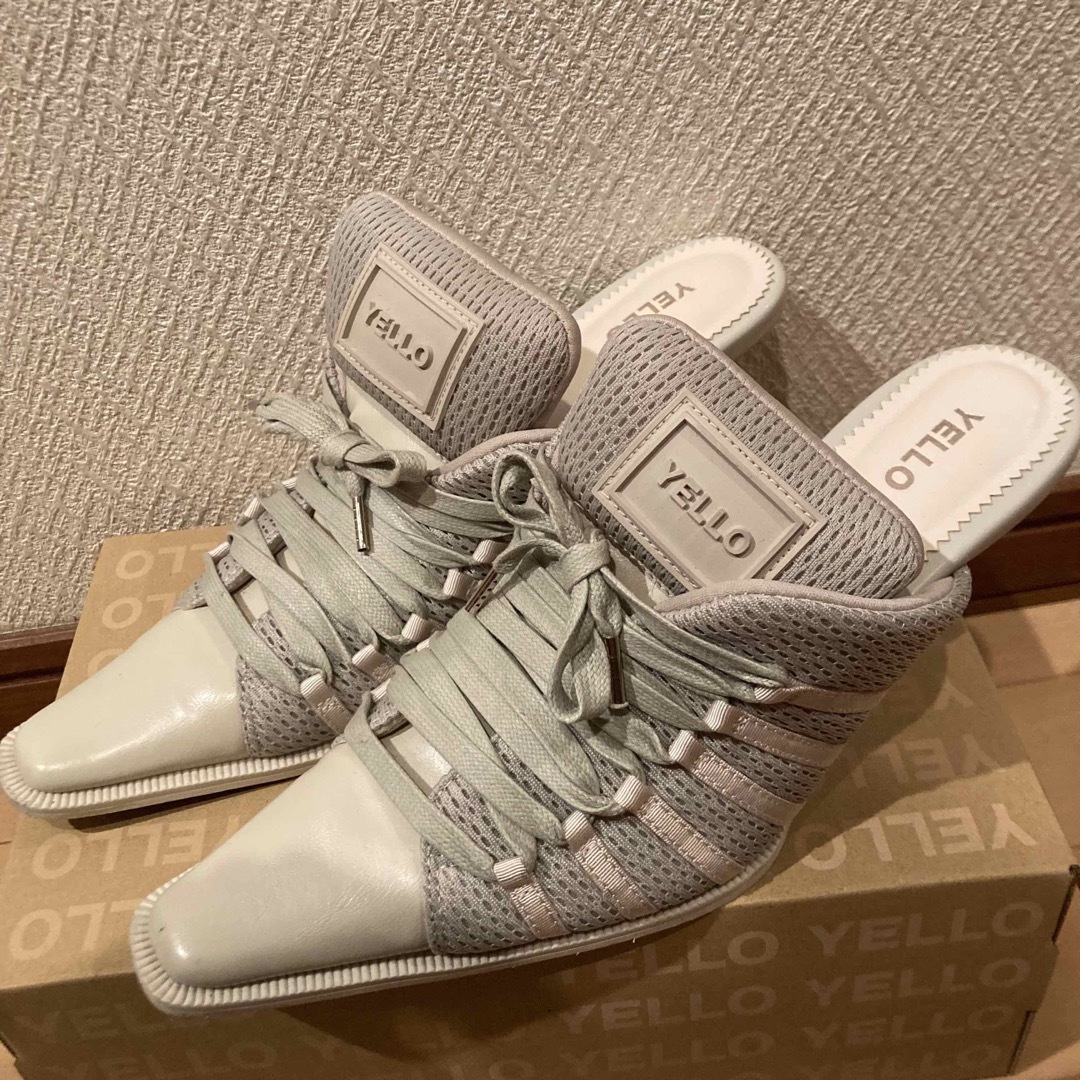 Yellow boots - 【人気完売品】YELLO スニーカーミュール/ヒールの通販