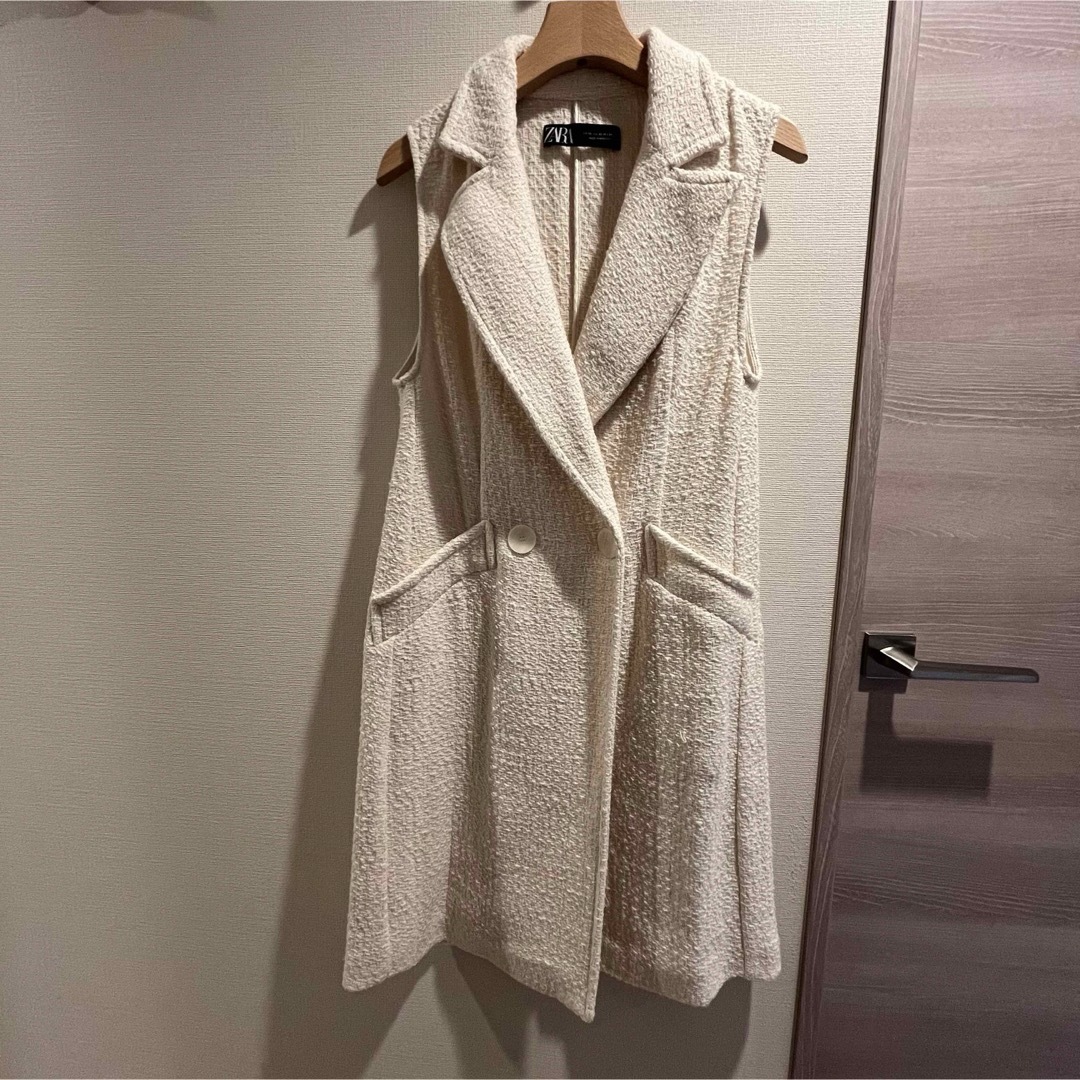 ZARA - ZARA ザラ ツイードジレの通販 by momo's closet｜ザラならラクマ