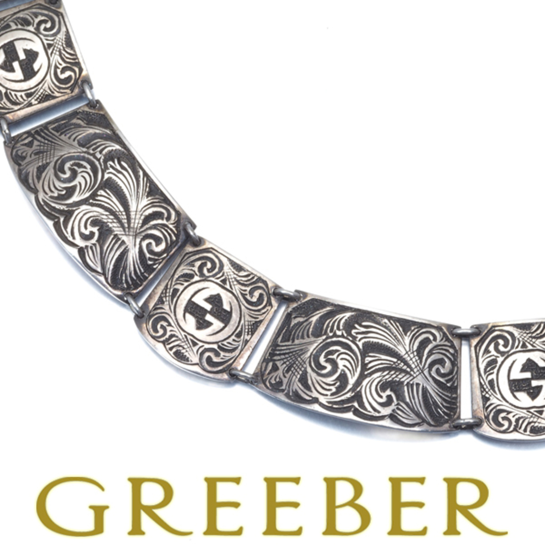 GUCCI インターロッキング Gアラベスク ネックレス シルバー925