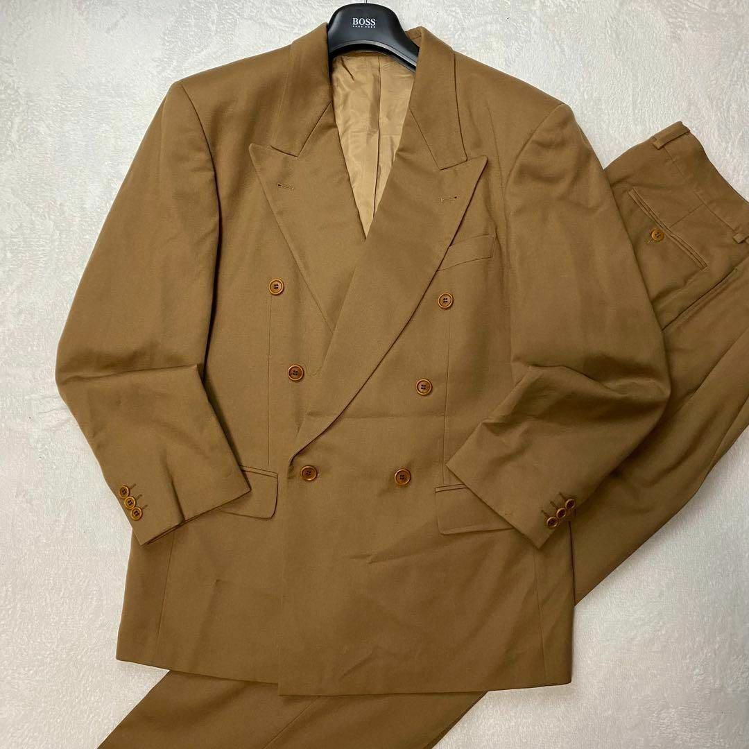 HUGO BOSS - ヒューゴボス ダブル スーツ セットアップ 高級生地