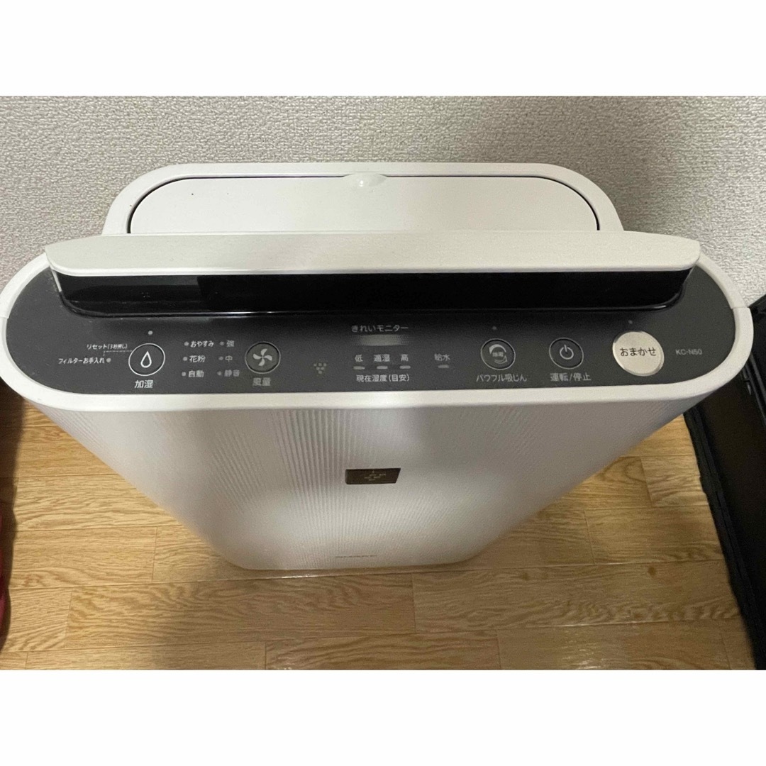 SHARP - SHARP KC-N50-W シャープ 加湿空気清浄機の通販 by ジャッキー